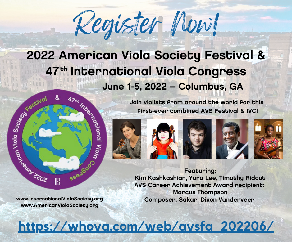 2022 AVS Festival & 47th International Viola Congress