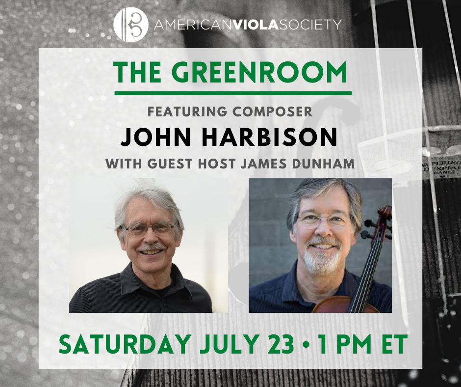 July 22 Harbison Greenroom Fb