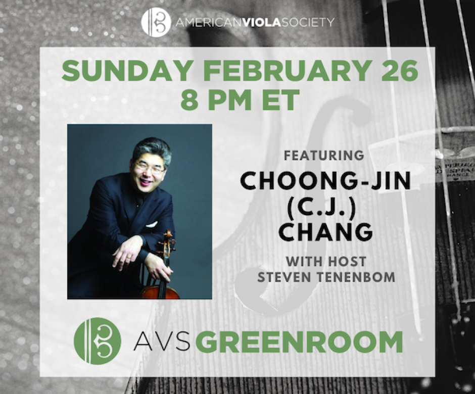 AVS February Greenroom with Choong-Jin (C.J.) Chang