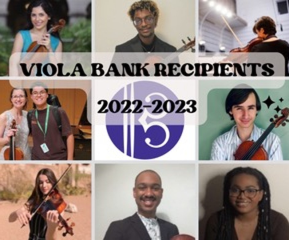 2022-23 AVS Viola Bank Recipients Announced!