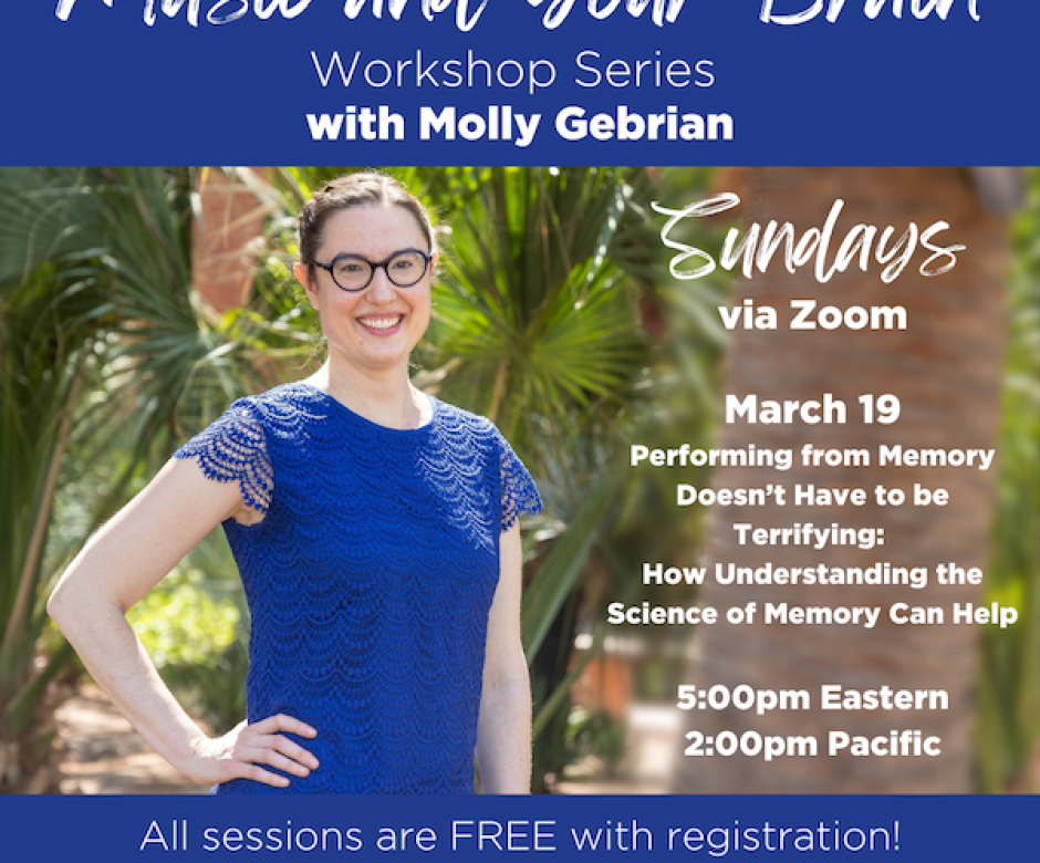 Music and Your Brain Workshop Series with Molly Gebrian – Part 2