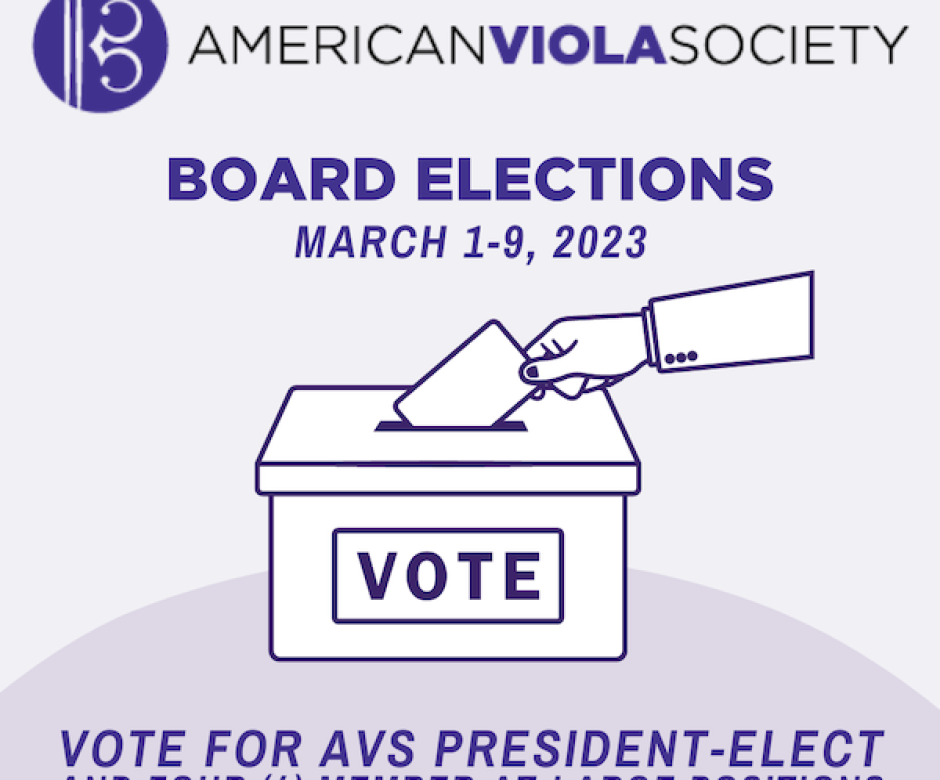 AVS Board Elections Voting March 1-9, 2023