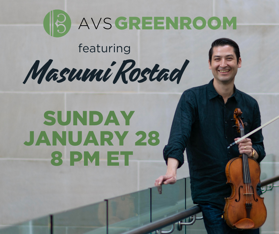 AVS Greenroom January 24 Masumi Rostad