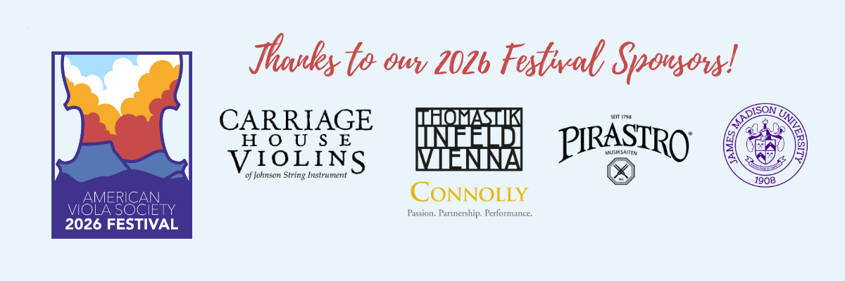 2026 Festival Sponsors Banner